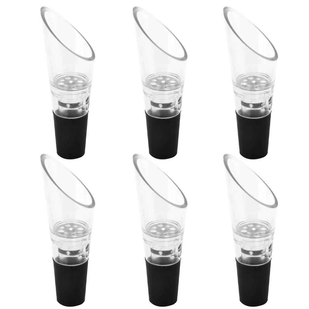 Wine Aerator Pour - 6 Pezzi Versatori Creativi per Vino