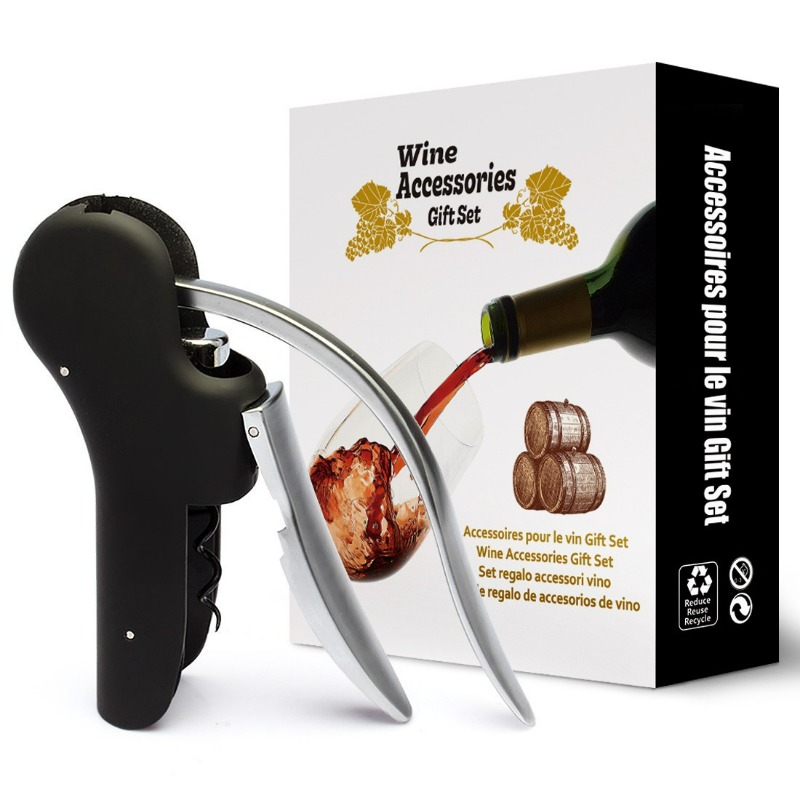 Cork Screw Lever - Set di Accessori per Vino: Cavatappi