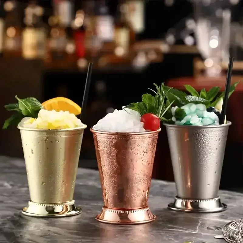 Wine Mix With Beer - Bicchiere Mint Julep in Acciaio Inossidabile