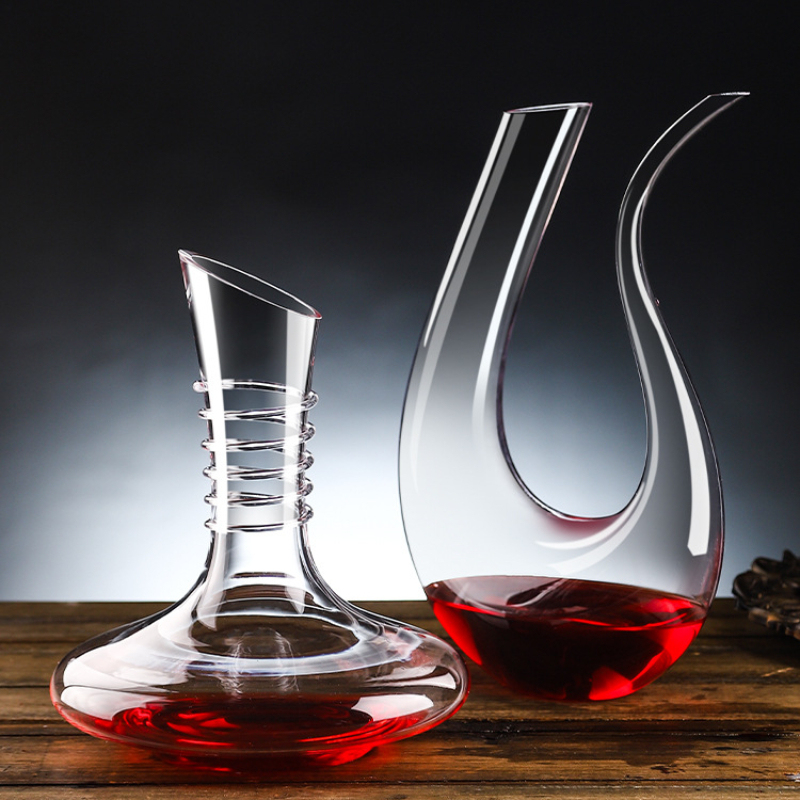 Wine Aerator Pour - Decanter per Vino in Cristallo, Caraffa