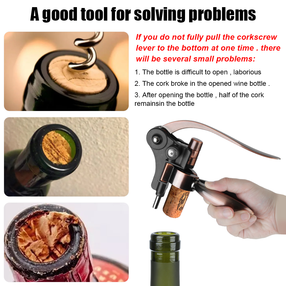 Cavatappi a Leva a Forma di Co - Cork Screw Lever recensione e prezzo