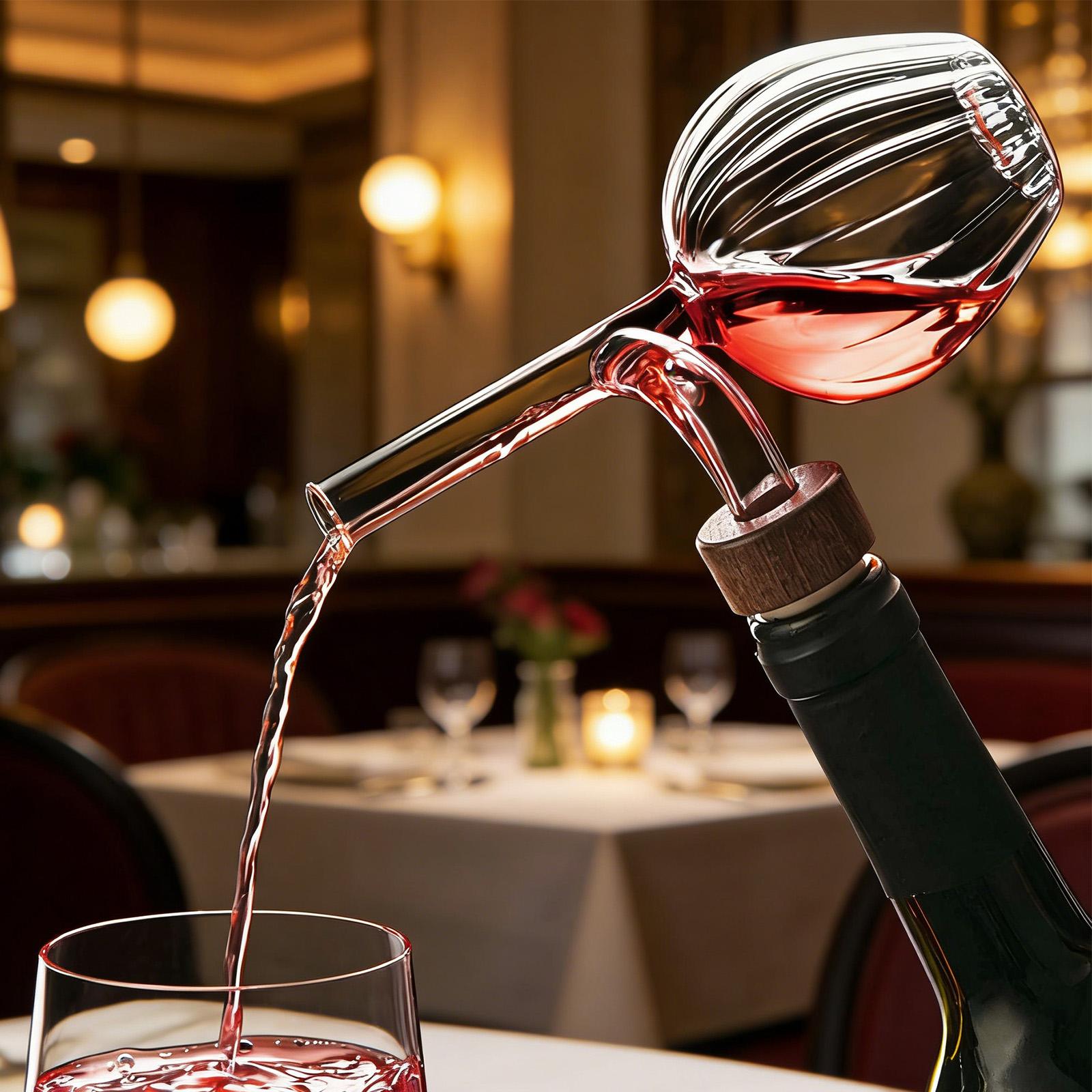 Decanter Moderno Trasparente R - Wine Aerator Pour recensione e prezzo